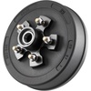 image:imageVEVOR Trailer Hub Drum Kits 5 on 45 BC with 10 x 214 Electric Brakes SelfAdjusting Trailer Brake Assembly for 3500 lbs Axle 4Hole Mounting Backing Plates for Brake System Part Replacement2 Pairs Electric Brakes Kit