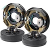 image:imageVEVOR Trailer Hub Drum Kits 5 on 45 BC with 10 x 214 Electric Brakes SelfAdjusting Trailer Brake Assembly for 3500 lbs Axle 4Hole Mounting Backing Plates for Brake System Part Replacement1 Pairs Electric Brakes Kit