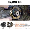 image:imageVEVOR Trailer Hub Drum Kits 5 on 45 BC with 10 x 214 Electric Brakes SelfAdjusting Trailer Brake Assembly for 3500 lbs Axle 4Hole Mounting Backing Plates for Brake System Part Replacement1 Pairs Electric Brakes Kit