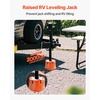 image:imageVEVOR Trailer Jack Block 2000 lbs Capacity per RV Leveling Block Polypropylene RV Camper Stabilizer Blocks RV Travel Accessories Use for Any Tongue Jack Post Foot 5th Wheels 2Pack8 PCS