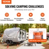 image:imageVEVOR Trailer Jack Block 2000 lbs Capacity per RV Leveling Block Polypropylene RV Camper Stabilizer Blocks RV Travel Accessories Use for Any Tongue Jack Post Foot 5th Wheels 2Pack2 PCS
