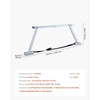 image:imageVEVOR Universal RV Stabilizer RV Bumper Stabilizer for Trailers Campers Fifth Wheel Compact Foldable Design for Easy Storage Adjustable Height from 12 inch to 28 inch Reduces RV Wobble 1 Pack1 Pack