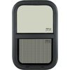 image:imageVEVOR Vertical RV Window 12 W x 24 H Tinted Sliding Window with Net Screen amp Trim Ring Fit 1516  1 34 Thickness Wall RV Window Replacement for Teardrop Cargo Trailer Camper DOT ApprovedVertical