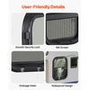 image:imageVEVOR Vertical RV Window 12 W x 24 H Tinted Sliding Window with Net Screen amp Trim Ring Fit 1516  1 34 Thickness Wall RV Window Replacement for Teardrop Cargo Trailer Camper DOT ApprovedVertical