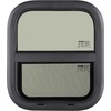image:imageVEVOR Vertical RV Window 12 W x 24 H Tinted Sliding Window with Net Screen amp Trim Ring Fit 1516  1 34 Thickness Wall RV Window Replacement for Teardrop Cargo Trailer Camper DOT ApprovedVertical