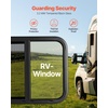 image:imageVEVOR Vertical RV Window 12 W x 24 H Tinted Sliding Window with Net Screen amp Trim Ring Fit 1516  1 34 Thickness Wall RV Window Replacement for Teardrop Cargo Trailer Camper DOT ApprovedHorizontal