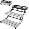 image:imageVEVOR RV Steps 2Step 440 lbs Load Capacity Manual Retractable RV Stairs Telescopic Folding Aluminum Alloy Camper Steps Steel Frame NonSlip Entry Stairs for Camper Van Motorhome Travel Trailer2Step Electric Powered