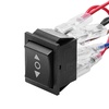image:imageVEVOR Toggle Switch 6 Pin Momentary Polarity Reversing Toggle Switch ONOffON DC 12V30A AC 250V15A  with Up Down Mounting Panel amp Waterproof Boot Cap for Auto Car Marine BoatRocker Switch