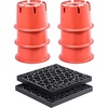 image:imageVEVOR Trailer Jack Block 2000 lbs Capacity per RV Leveling Block Polypropylene RV Camper Stabilizer Blocks RV Travel Accessories Use for Any Tongue Jack Post Foot 5th Wheels 2Pack8 PCS
