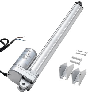 image:imageVEVOR 12V Linear Actuator 4 Inch IP65 Waterproof Linear Actuator 675lbs3000N 02s Motion Actuators with Mounting Brackets for Outdoor Use12 Inch