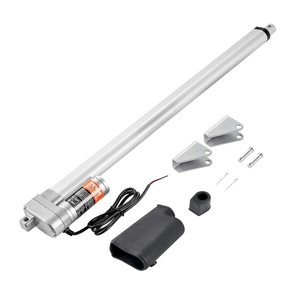 image:imageVEVOR 12V Linear Actuator 4 Inch IP65 Waterproof Linear Actuator 675lbs3000N 02s Motion Actuators with Mounting Brackets for Outdoor Use20 Inch