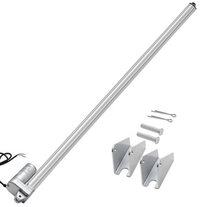 image:imageVEVOR 12V Linear Actuator 4 Inch IP65 Waterproof Linear Actuator 675lbs3000N 02s Motion Actuators with Mounting Brackets for Outdoor Use40 Inch