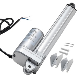 image:imageVEVOR 12V Linear Actuator 4 Inch IP65 Waterproof Linear Actuator 675lbs3000N 02s Motion Actuators with Mounting Brackets for Outdoor Use8 Inch