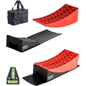 image:imageVEVOR Camper Levelers 2 Pcs RV Leveling Blocks up to 88185lbs Camper Wheel Chocks Max 4 Leveling Height Heavy Duty Curved Levelers RV Camper Leveler Kit with AntiSlip Mat Carrying Bag Level