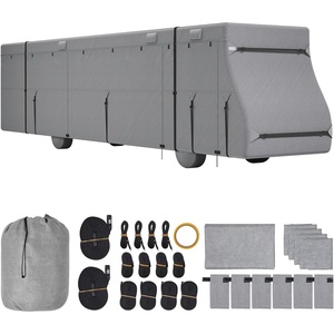 image:imageVEVOR Class A RV Cover 4043 ft Motorhome Cover NonWoven Fabric Motorhome RV Cover Waterproof Windproof and RipStop Camper Cover with Storage Bag Repair Patches Straps and Tire Covers4043 ft