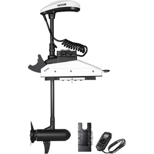 image:imageVEVOR Electric Trolling Motor 12V 55lbs Thrust with GPS 10Speed Bow Mounted Saltwater Outboard Boat Motor with Remote Control amp LCD Battery Indicator for Kayaks Fishing Boats 54Inch ShaftGPS 12V 55Ib 36inch