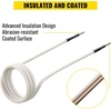 image:imageVEVOR 10PCS Magnetic Induction Heater Coil Induction Heating Coil Accessories Kit with Flexibility and Long Lifespan for Removing Rusty Bolts and Nuts 8 Coils  1 UShaped  1 Free Formingwhite