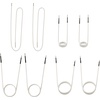 image:imageVEVOR 10PCS Magnetic Induction Heater Coil Induction Heating Coil Accessories Kit with Flexibility and Long Lifespan for Removing Rusty Bolts and Nuts 8 Coils  1 UShaped  1 Free Formingwhite