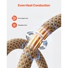 image:imageVEVOR 10PCS Magnetic Induction Heater Coil Induction Heating Coil Accessories Kit with Flexibility and Long Lifespan for Removing Rusty Bolts and Nuts 8 Coils  1 UShaped  1 Free Forminggolden yellow