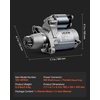 image:imageVEVOR 17825 Starter Motor Replacement Compatible with Toyota Camry V6 35L 20072017 Lexus ES350 V6 35L 20072018 Scion XB L4 24L 20082015 OEM 2280009900 17338 41052205 281002002117825
