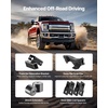 image:imageVEVOR 3 Inch Front and 2 Inch Rear Leveling Lift Kit for 20072023 Silverado 1500 2WD4WD 20072023 Sierra 1500 2WD4WD Chassis Level Kit with 2 Front Strut Spacers 2 Rear Lift Blocks 2 UBolts25 Front 3 Rear for 1123 F250F350F450