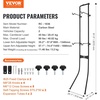 image:imageVEVOR 4 Bike Rack Garage Storage Free Standing Gravity Wall Vertical Bike Stand Sturdy Steel amp Easy Assemble for Road MTB and Hybrid Bicycles Holds Up to 260 Lbs2 Bike Rack
