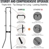 image:imageVEVOR 4 Bike Rack Garage Storage Free Standing Gravity Wall Vertical Bike Stand Sturdy Steel amp Easy Assemble for Road MTB and Hybrid Bicycles Holds Up to 260 Lbs2 Bike Rack