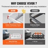 image:imageVEVOR 494 x 224 x 71 in Hitch Cargo Carrier 500lb Capacity Trailer Hitch Mount Aluminum Cargo Basket Luggage Carrier Rack Fits 2 Hitch Receiver for SUV Truck Pickup CampingNo Ramp