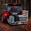 image:imageVEVOR 494 x 224 x 71 in Hitch Cargo Carrier 500lb Capacity Trailer Hitch Mount Aluminum Cargo Basket Luggage Carrier Rack Fits 2 Hitch Receiver for SUV Truck Pickup CampingWith Ramp