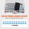 image:imageVEVOR 494 x 224 x 71 in Hitch Cargo Carrier 500lb Capacity Trailer Hitch Mount Aluminum Cargo Basket Luggage Carrier Rack Fits 2 Hitch Receiver for SUV Truck Pickup CampingNo Ramp