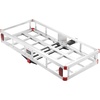image:imageVEVOR 494 x 224 x 71 in Hitch Cargo Carrier 500lb Capacity Trailer Hitch Mount Aluminum Cargo Basket Luggage Carrier Rack Fits 2 Hitch Receiver for SUV Truck Pickup CampingNo Ramp