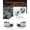 image:imageVEVOR 513188 Front Wheel Bearing Hub Assembly 2PCS Fit for 20042007 Buick Rainier 20032006 Chevy SSR 20022009 GMC Envoy 20052009 Saab 97XOEM 513253