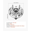 image:imageVEVOR 513188 Front Wheel Bearing Hub Assembly 2PCS Fit for 20042007 Buick Rainier 20032006 Chevy SSR 20022009 GMC Envoy 20052009 Saab 97XOEM 513288
