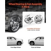 image:imageVEVOR 513188 Front Wheel Bearing Hub Assembly 2PCS Fit for 20042007 Buick Rainier 20032006 Chevy SSR 20022009 GMC Envoy 20052009 Saab 97XOEM 513288