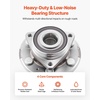 image:imageVEVOR 513188 Front Wheel Bearing Hub Assembly 2PCS Fit for 20042007 Buick Rainier 20032006 Chevy SSR 20022009 GMC Envoy 20052009 Saab 97XOEM 513289