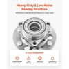 image:imageVEVOR 513188 Front Wheel Bearing Hub Assembly 2PCS Fit for 20042007 Buick Rainier 20032006 Chevy SSR 20022009 GMC Envoy 20052009 Saab 97XOEM 515024