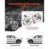 image:imageVEVOR 513188 Front Wheel Bearing Hub Assembly 2PCS Fit for 20042007 Buick Rainier 20032006 Chevy SSR 20022009 GMC Envoy 20052009 Saab 97XOEM 515036