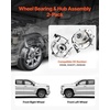 image:imageVEVOR 513188 Front Wheel Bearing Hub Assembly 2PCS Fit for 20042007 Buick Rainier 20032006 Chevy SSR 20022009 GMC Envoy 20052009 Saab 97XOEM 515096