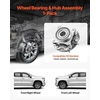 image:imageVEVOR 513188 Front Wheel Bearing Hub Assembly 2PCS Fit for 20042007 Buick Rainier 20032006 Chevy SSR 20022009 GMC Envoy 20052009 Saab 97XOEM 515201