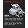 image:imageVEVOR 6494 Starter Motor Replacement Compatible with Buick Rainier V8 53L 20042007 Cadillac Escalade V8 53L 20032005 Chevrolet GMC Isuzu Saab OEM 12568051 89017440 89017440 SDR027017841