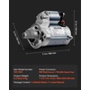 image:imageVEVOR 6494 Starter Motor Replacement Compatible with Buick Rainier V8 53L 20042007 Cadillac Escalade V8 53L 20032005 Chevrolet GMC Isuzu Saab OEM 12568051 89017440 89017440 SDR027017841
