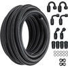 image:imageVEVOR 6AN Fuel Line Kit 20 FT Fuel Hose Kit 034 Nylon Stainless Steel Braided Fuel Line OilGasDiesel Hose End Fitting Kit with 12 PCS Swivel Fitting Adapter Kit Black6AN Fitting 12pcs  20FT Hose