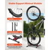 image:imageVEVOR Bike Rack Upright Bike Stand Floor for 16 to 275 Inch Mountain amp Road Bikes Vertical amp Horizontal Bicycle Stand for Secure Parking and Storage in Garage Truck Bed Indoor Outdoor Black