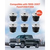 image:imageVEVOR Body Mount Bushing Kit Compatible with 19992007 Ford F250 F350 60 PCS Polyurethane Body Mount Kit Quick Replacement Durable Components for Improving Bumpy Driving Performance Black