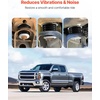 image:imageVEVOR Body Mount Bushing Kit Compatible with 19992007 Ford F250 F350 60 PCS Polyurethane Body Mount Kit Quick Replacement Durable Components for Improving Bumpy Driving Performance Black