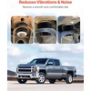 image:imageVEVOR Body Mount Bushing Kit Compatible with 20082016 F250 F350 Super Duty 60 PCS Polyurethane Body Mount Kit Quick Replacement Durable Components for Improving Bumpy Driving Performance Red19992014 Chevy Silverado