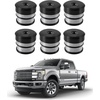 image:imageVEVOR Body Mount Bushing Kit Compatible with 20082016 F250 F350 Super Duty 60 PCS Polyurethane Body Mount Kit Quick Replacement Durable Components for Improving Bumpy Driving Performance Red20082016 F250