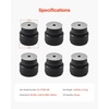 image:imageVEVOR Body Mount Bushing Kit Compatible with 20082016 F250 F350 Super Duty 60 PCS Polyurethane Body Mount Kit Quick Replacement Durable Components for Improving Bumpy Driving Performance Red19992014 Chevy Silverado