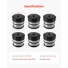 image:imageVEVOR Body Mount Bushing Kit Compatible with 20082016 F250 F350 Super Duty 60 PCS Polyurethane Body Mount Kit Quick Replacement Durable Components for Improving Bumpy Driving Performance Red20082016 F250