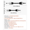 image:imageVEVOR CV Axle Shaft Assembly 2 Pieces Front Left amp Right Driver and Passenger Side Automotive Replacement CV Joint Axles Pair Compatible with 20042010 Toyota Sienna Alloy Steel amp Carbon SteelFront Driver and Passenger Side